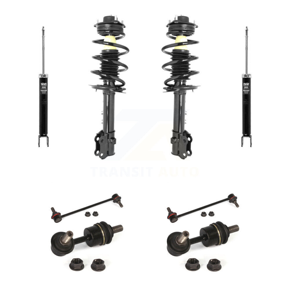 Complete Strut Rear Shock & TOR Bar Link Front Kit (8Pc) For Hyundai Tucson