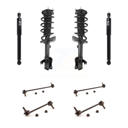 Complete Strut Rear Shock & TOR sway Bar Link Front Kit (8Pc) For Acura RDX
