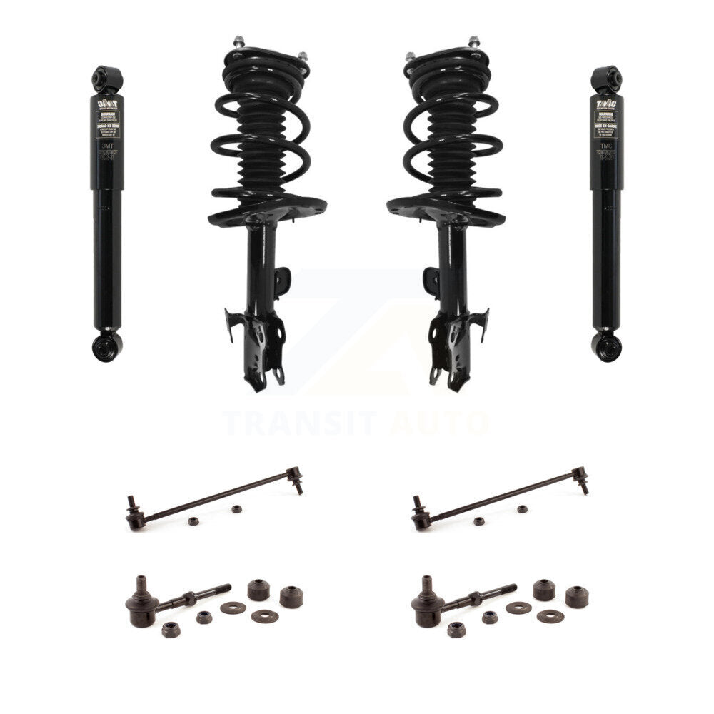 Complete Strut Rear Shock & TOR Bar Link Front Kit (8Pc) For Toyota RAV4