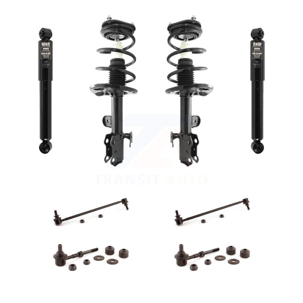 Complete Strut Rear Shock & TOR Bar Link Front Kit (8Pc) For Toyota RAV4