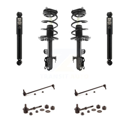 Complete Strut Rear Shock & TOR Bar Link Front Kit (8Pc) For Toyota RAV4
