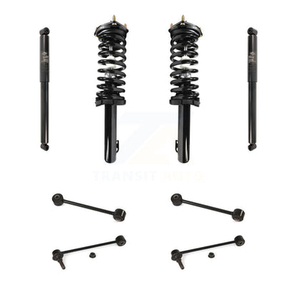 Complete Strut Rear Shock & TOR Bar Link Front Kit (8Pc) For Jeep Grand