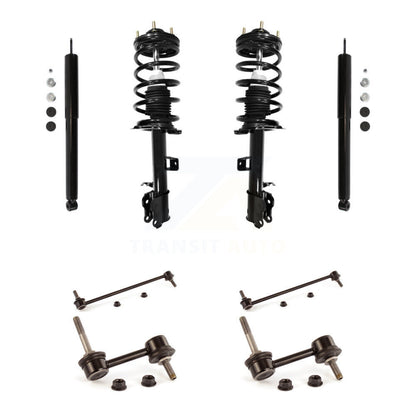 Complete Strut Rear Shock & TOR Bar Link Front Kit (8Pc) For Ford Escape