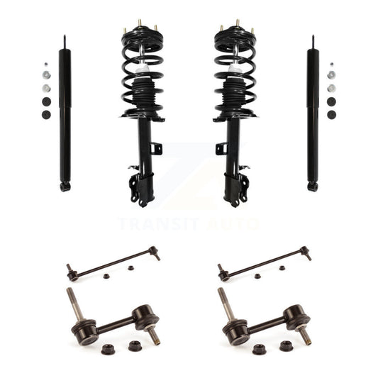 Complete Strut Rear Shock & TOR Bar Link Front Kit (8Pc) For Ford Escape