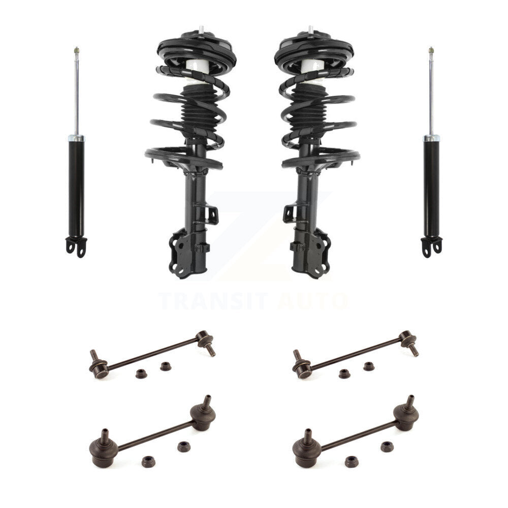 Complete Strut Rear Shock & TOR sway Bar Link Front Kit (8Pc) For Kia Rondo