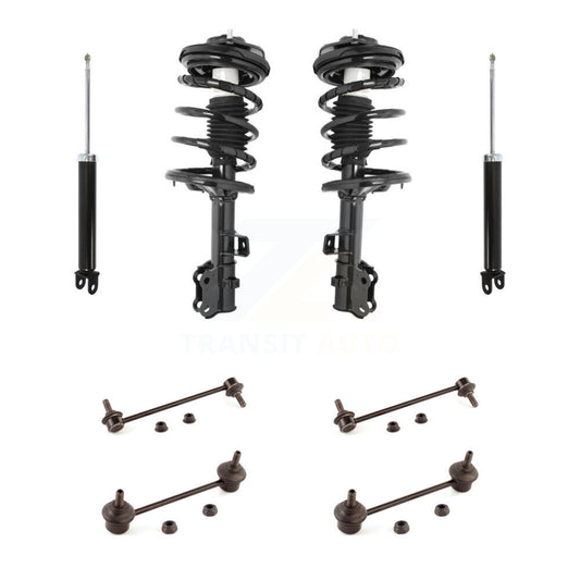 Complete Strut Rear Shock & TOR sway Bar Link Front Kit (8Pc) For Kia Rondo