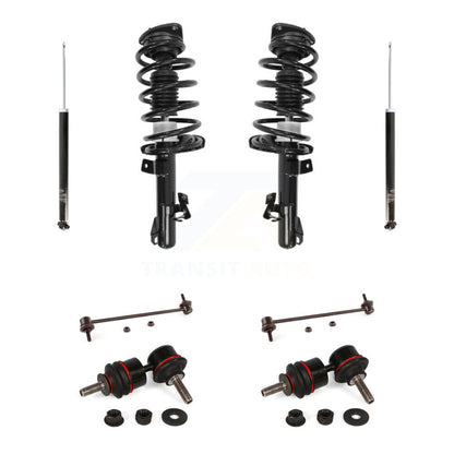 Complete Strut Rear Shock & TOR Bar Link Front Kit (8Pc) For 12-15 Mazda 5
