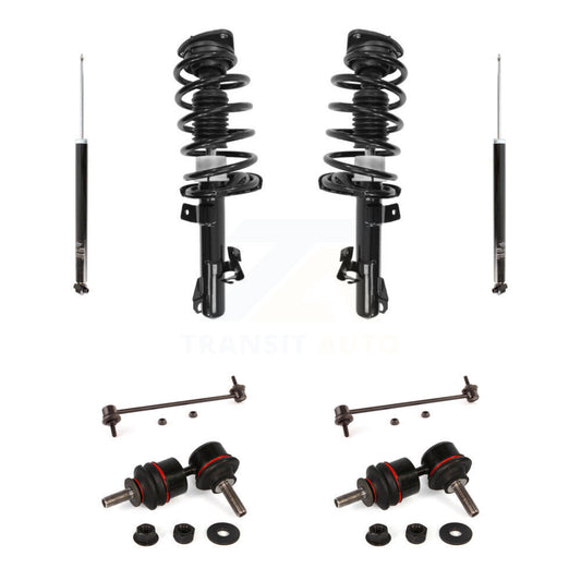 Complete Strut Rear Shock & TOR Bar Link Front Kit (8Pc) For 12-15 Mazda 5