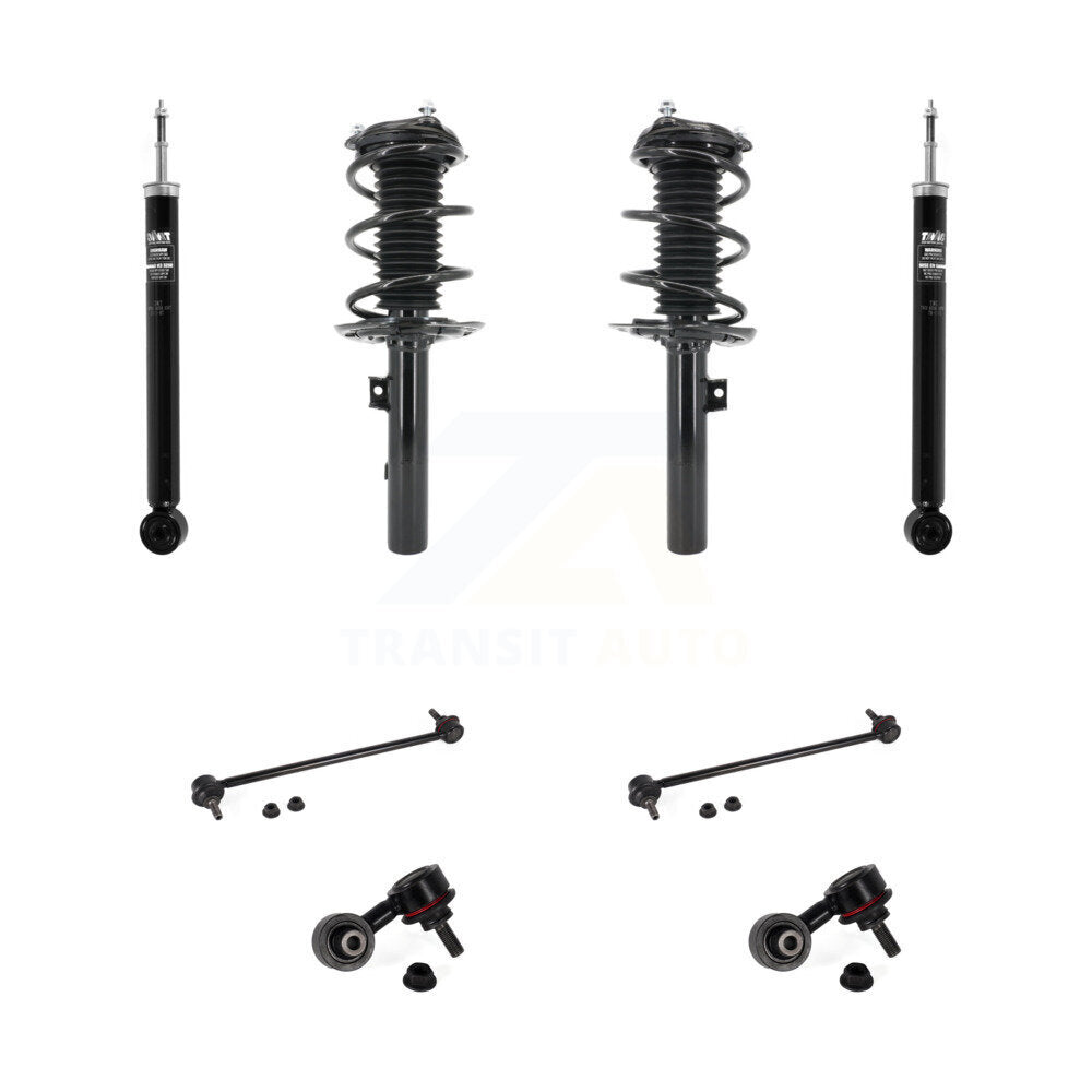 Complete Strut Rear Shock & TOR Bar Link Front Kit (8Pc) For Honda Civic