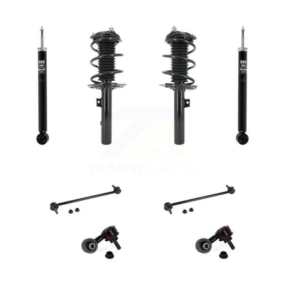Complete Strut Rear Shock & TOR Bar Link Front Kit (8Pc) For Honda Civic