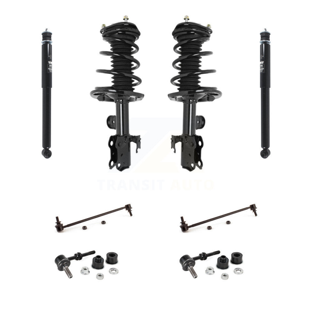 Complete Strut Rear Shock & TOR Bar Link Front Kit (8Pc) For 11-16 Scion tC
