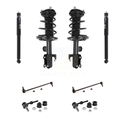 Complete Strut Rear Shock & TOR Bar Link Front Kit (8Pc) For 11-16 Scion tC