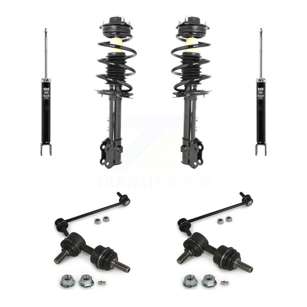 Complete Strut Rear Shock & TQ Bar Link Front Kit (8Pc) For Hyundai Tucson