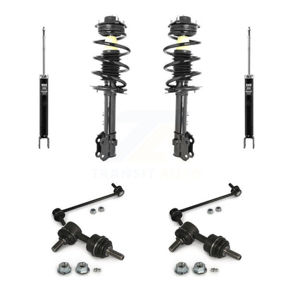Complete Strut Rear Shock & TQ Bar Link Front Kit (8Pc) For Hyundai Tucson