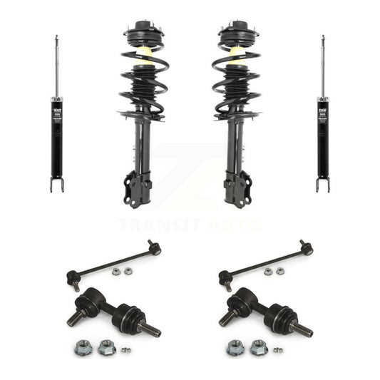 Complete Strut Rear Shock & TQ Bar Link Front Kit (8Pc) For Hyundai Tucson