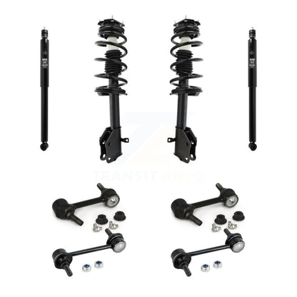 Complete Strut Rear Shock & TQ Bar Link Front Kit (8Pc) For Ford Edge MKX