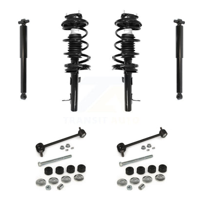 Complete Strut Rear Shock & TQ sway Bar Link Front Kit (8Pc) For Ford Focus