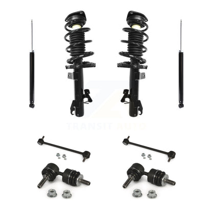 Complete Strut Rear Shock & TQ sway Bar Link Front Kit (8Pc) For Mazda 3