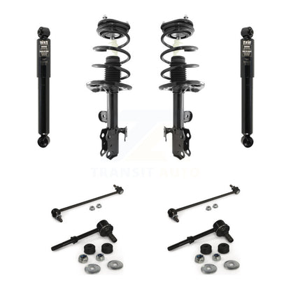 Complete Strut Rear Shock & TQ Bar Link Front Kit (8Pc) For Toyota RAV4