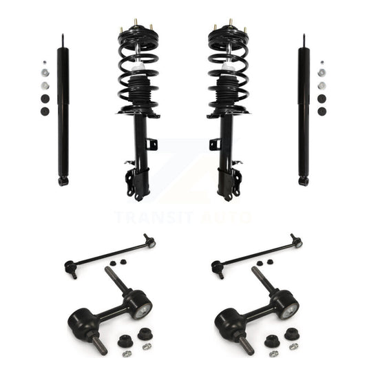 Complete Strut Rear Shock & TQ Bar Link Front Kit (8Pc) For Ford Escape