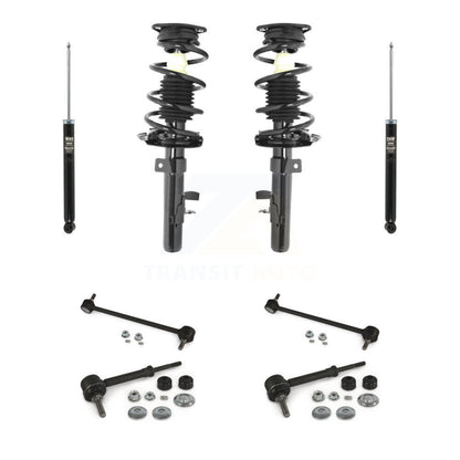 Complete Strut Rear Shock & TQ Bar Link Front Kit (8Pc) For Ford Escape