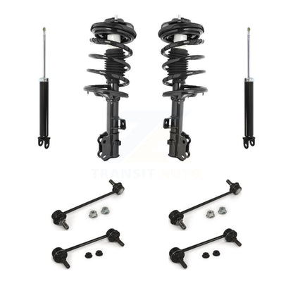 Complete Strut Rear Shock & TQ sway Bar Link Front Kit (8Pc) For Kia Rondo