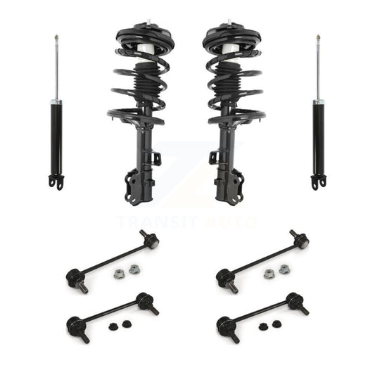 Complete Strut Rear Shock & TQ sway Bar Link Front Kit (8Pc) For Kia Rondo