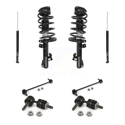 Complete Strut Rear Shock & TQ Bar Link Front Kit (8Pc) For 12-15 Mazda 5