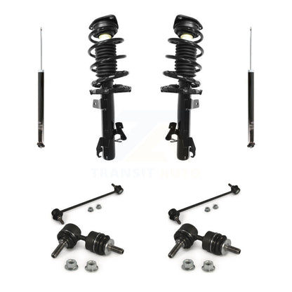 Complete Strut Rear Shock & TQ sway Bar Link Front Kit (8Pc) For Mazda 3 5