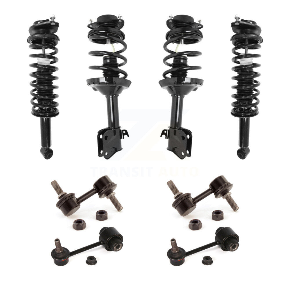 Complete Strut & TOR sway Bar Link Front Rear Kit (8Pc) For Subaru Forester