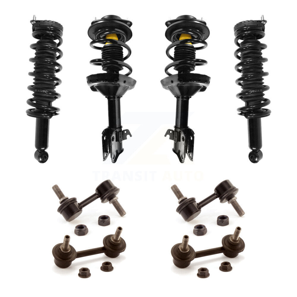 Complete suspension Strut & TOR Bar Link Front Rear Kit (8Pc) For Subaru Legacy