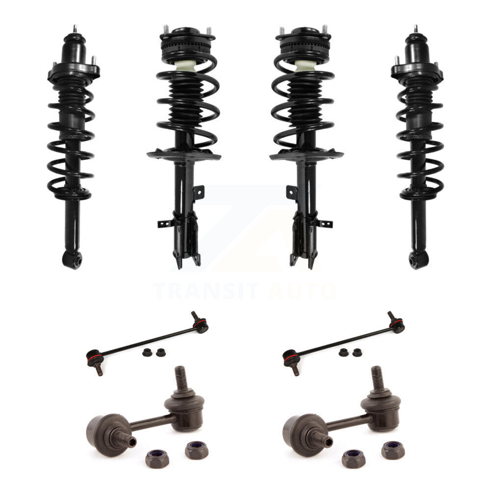 Complete Strut & TOR sway Bar Link Front Rear Kit (8Pc) For Chrysler 200 Dodge