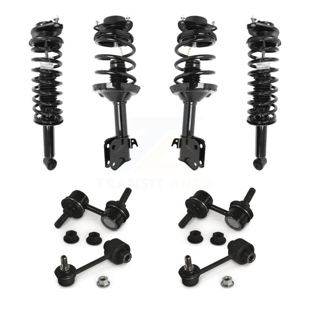 Complete suspension Strut & TQ Bar Link Front Rear Kit (8Pc) For Subaru Forester