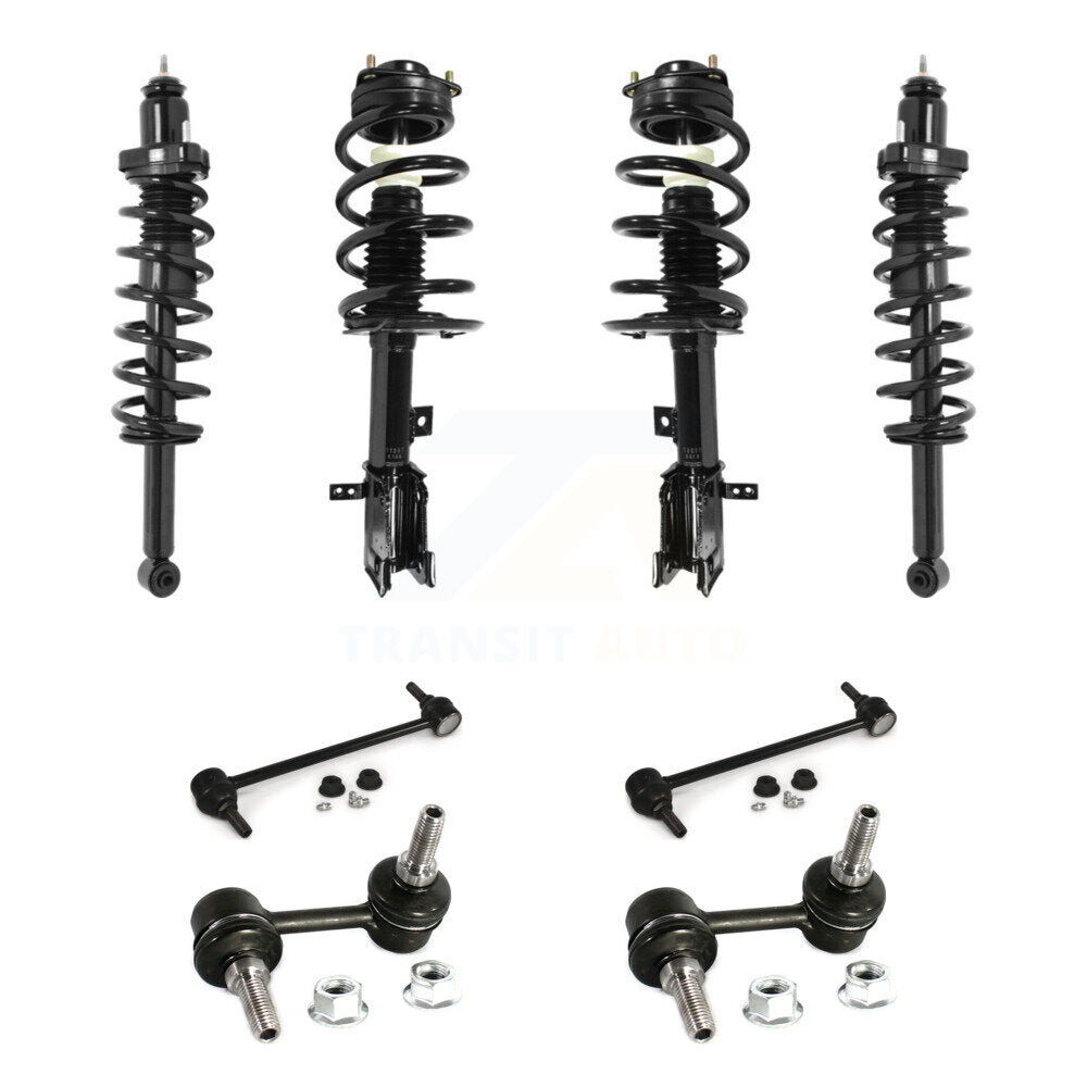 Complete Strut & TQ Bar Link Front Rear Kit (8Pc) For 09-10 Dodge Journey 3.5L