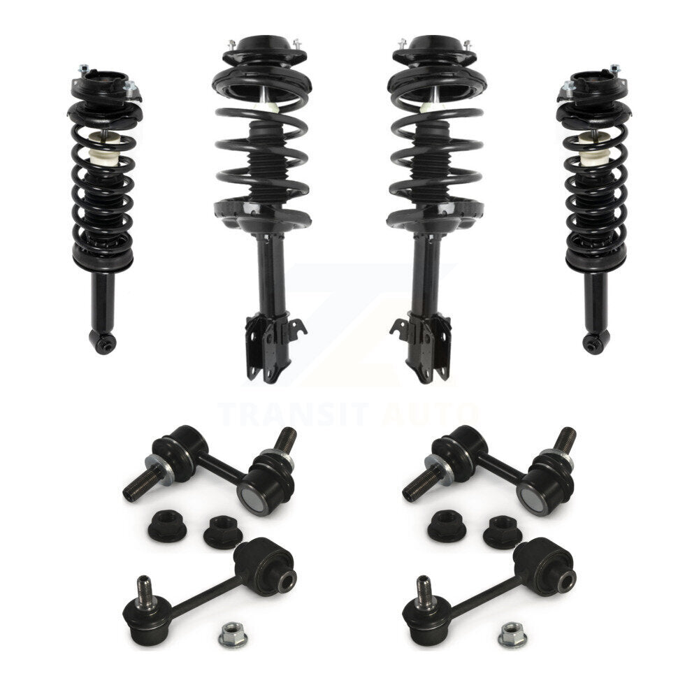 Complete suspension Strut & TQ Bar Link Front Rear Kit (8Pc) For Subaru Outback