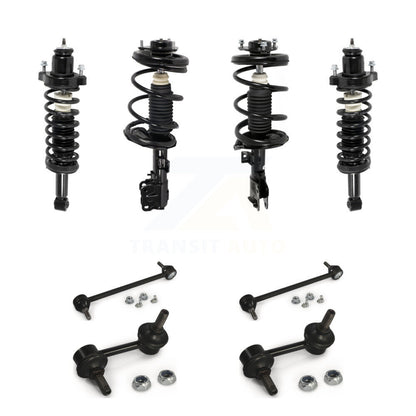 Complete Strut & TQ sway Bar Link Front Rear Kit (8Pc) For Mitsubishi Lancer