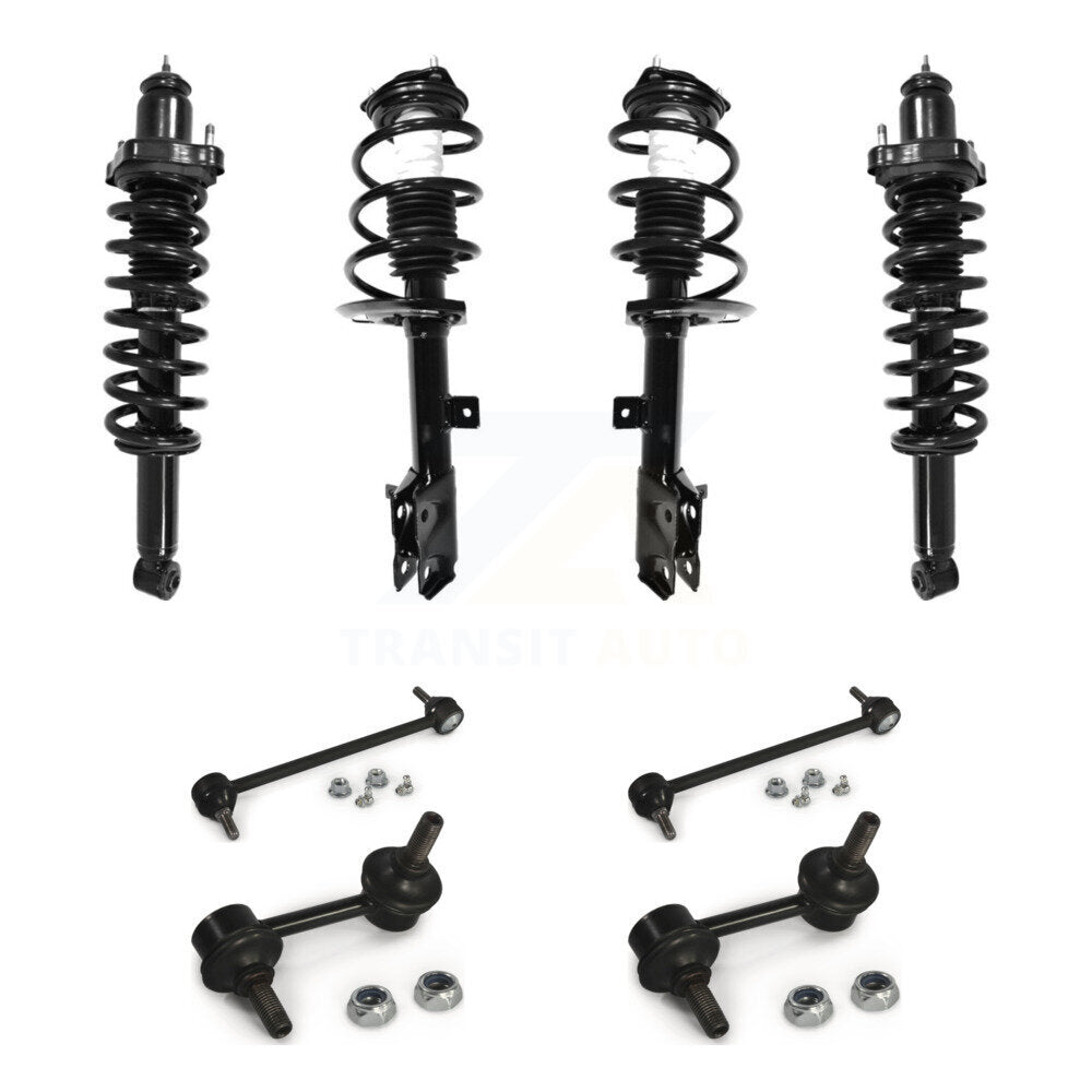 Complete Strut & TQ sway Bar Link Front Rear Kit (8Pc) For Jeep Patriot Compass