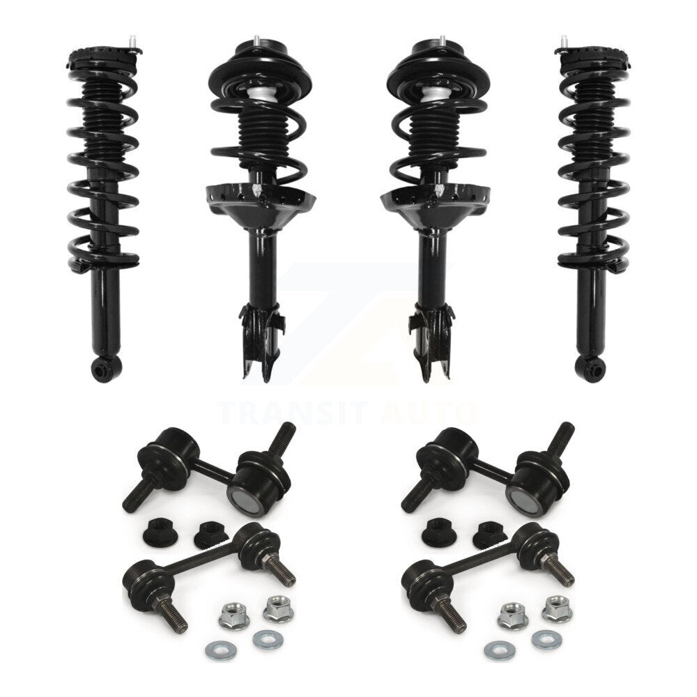 Complete suspension Strut & TQ Bar Link Front Rear Kit (8Pc) For Subaru Outback