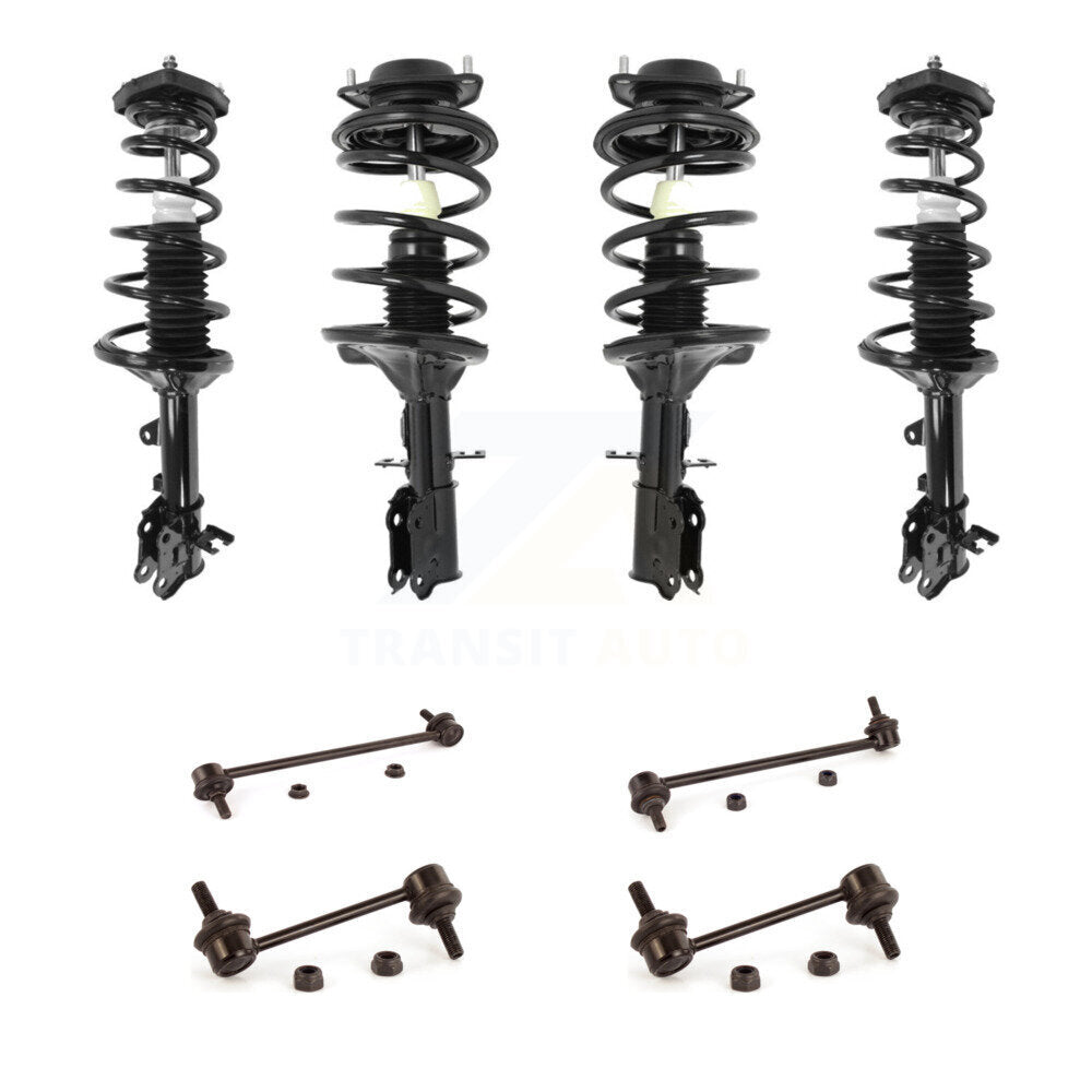 Complete Strut & TOR sway Bar Link Front Rear Kit (8Pc) For Kia Spectra Spectra5