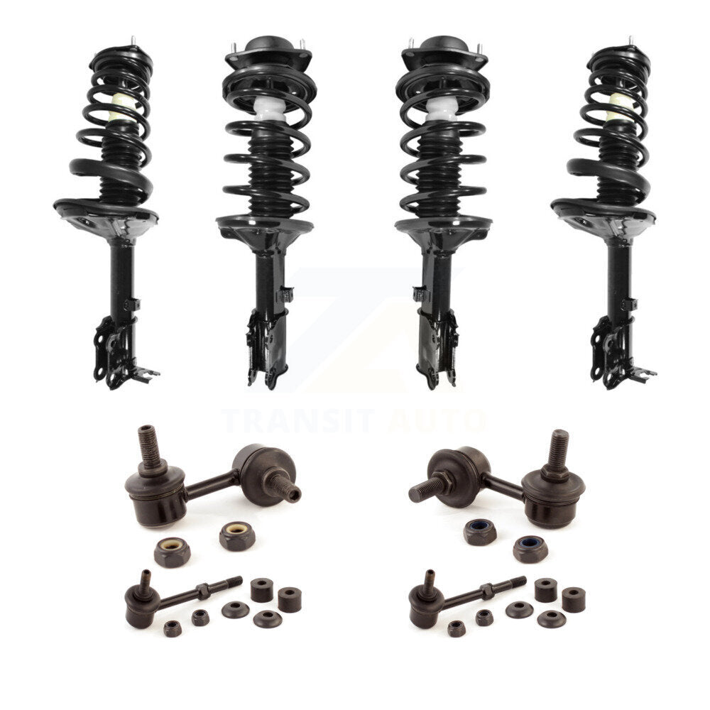 Complete Strut & TOR Bar Link Front Rear Kit (8Pc) For 2000-2005 Hyundai Accent