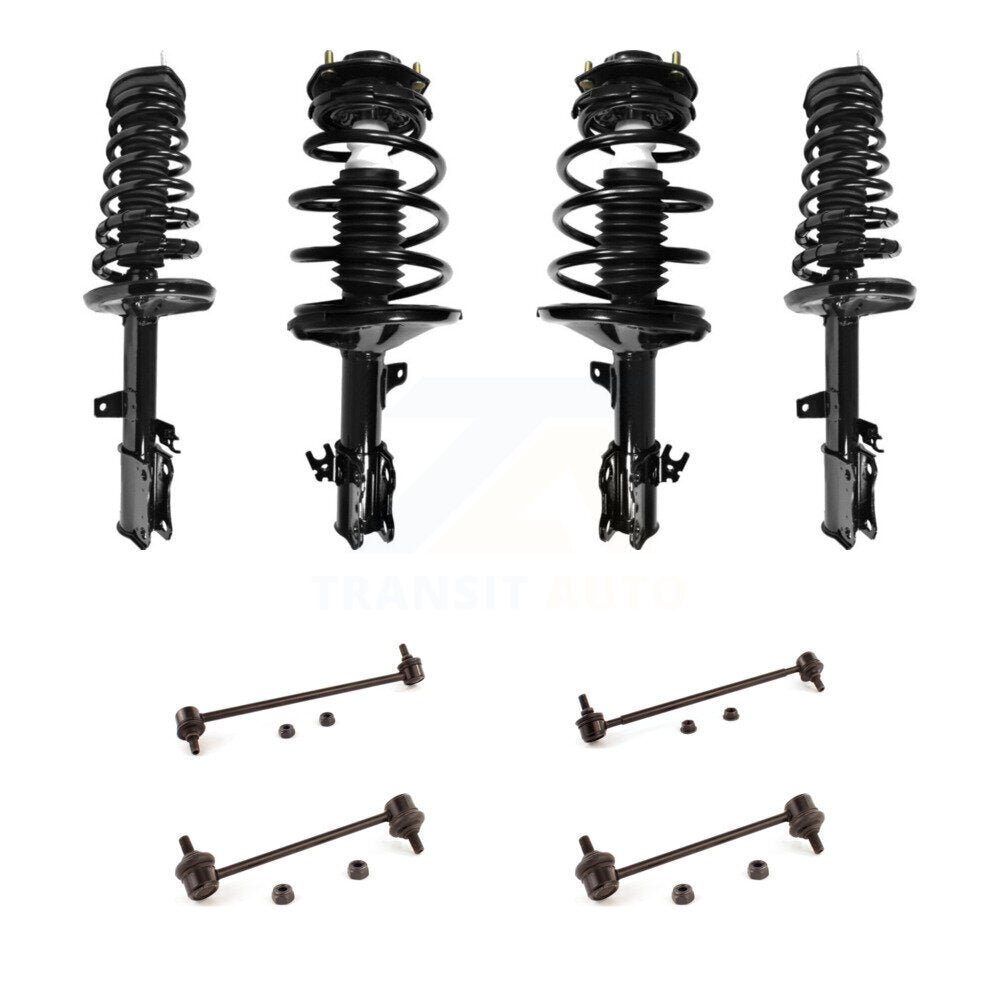 Complete Strut & TOR sway Bar Link Front Rear Kit (8Pc) For Toyota Camry Solara