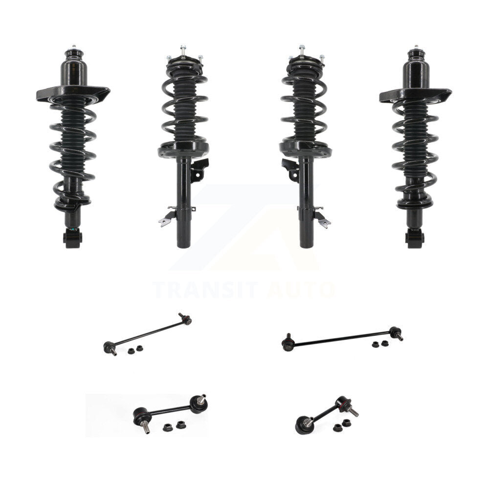 Complete Strut & TOR Bar Link Front Rear Kit (8Pc) For Acura MDX Fits FWD AWD