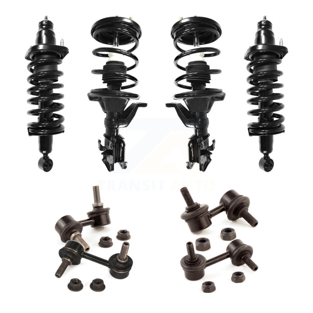 Complete Strut & TOR sway Bar Link Front Rear Kit (8Pc) For Honda Civic Acura EL