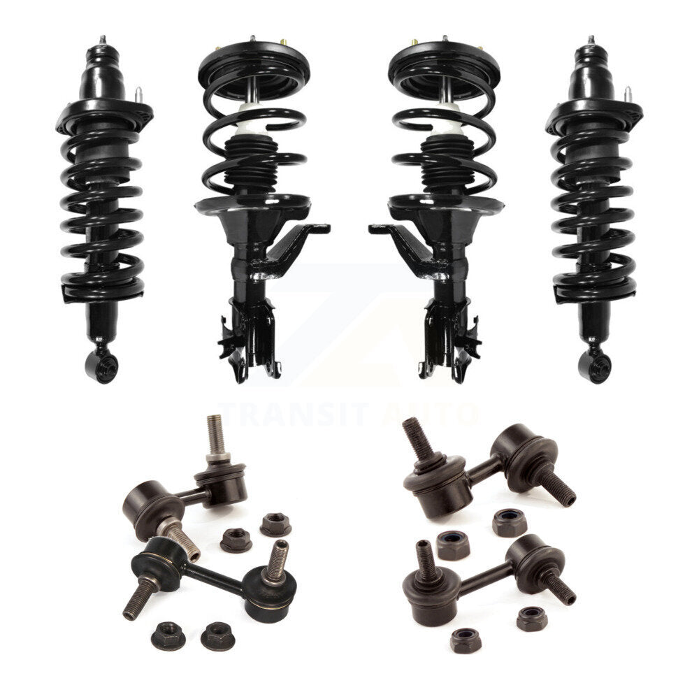 Complete suspension Strut & TOR Bar Link Front Rear Kit (8Pc) For Honda Civic