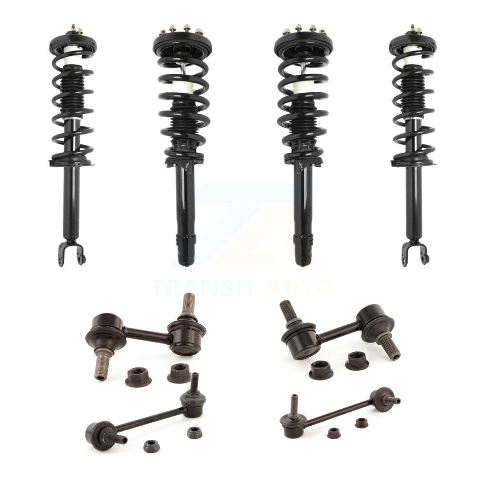 Complete Strut & TOR Bar Link Front Rear Kit (8Pc) For 2009-2014 Acura TL AWD