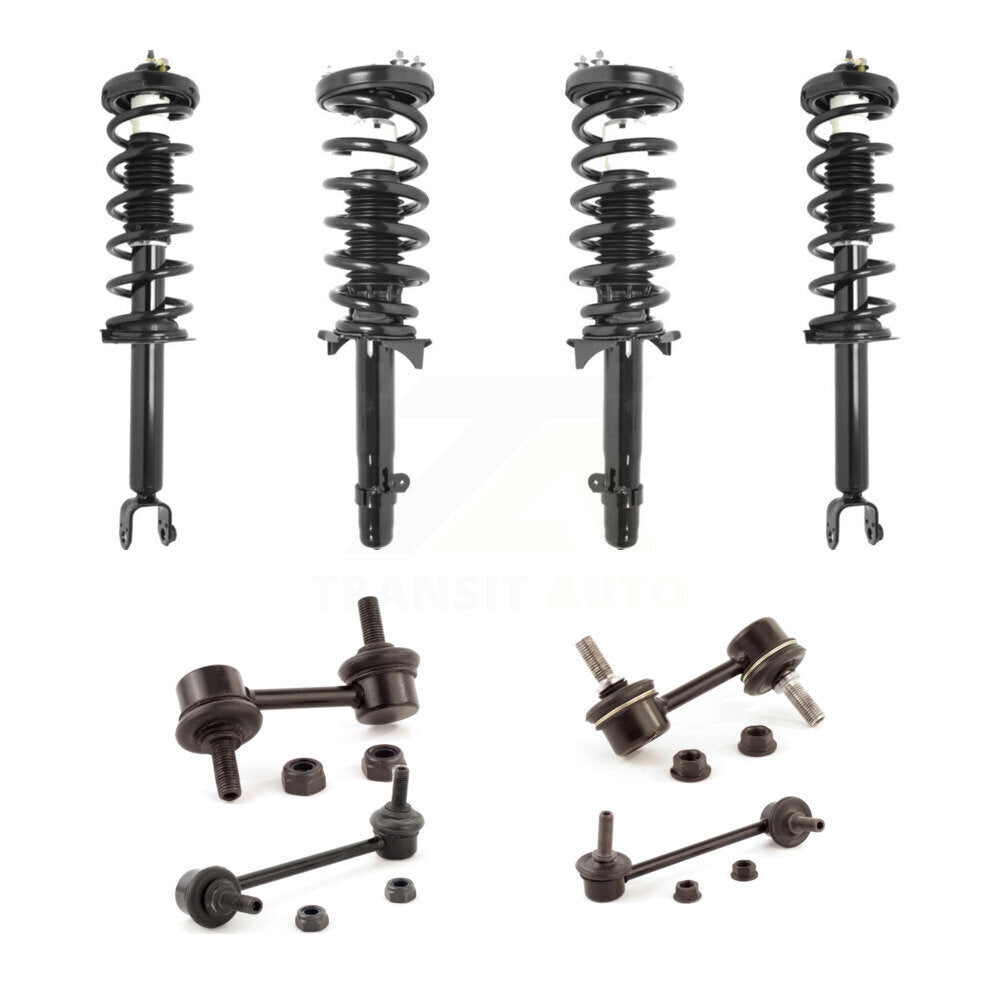 Complete Strut & TOR sway Bar Link Front Rear Kit (8Pc) For 2009-2014 Acura TSX