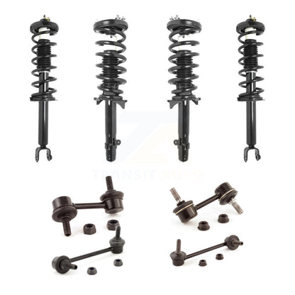 Complete Strut & TOR sway Bar Link Front Rear Kit (8Pc) For 2009-2014 Acura TSX