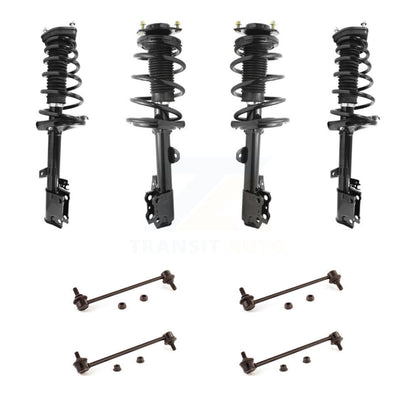 Complete Strut & TOR Bar Link Front Rear Kit (8Pc) For 09-12 Toyota Venza FWD