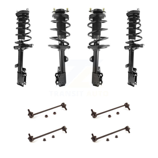 Complete Strut & TOR Bar Link Front Rear Kit (8Pc) For 09-12 Toyota Venza FWD