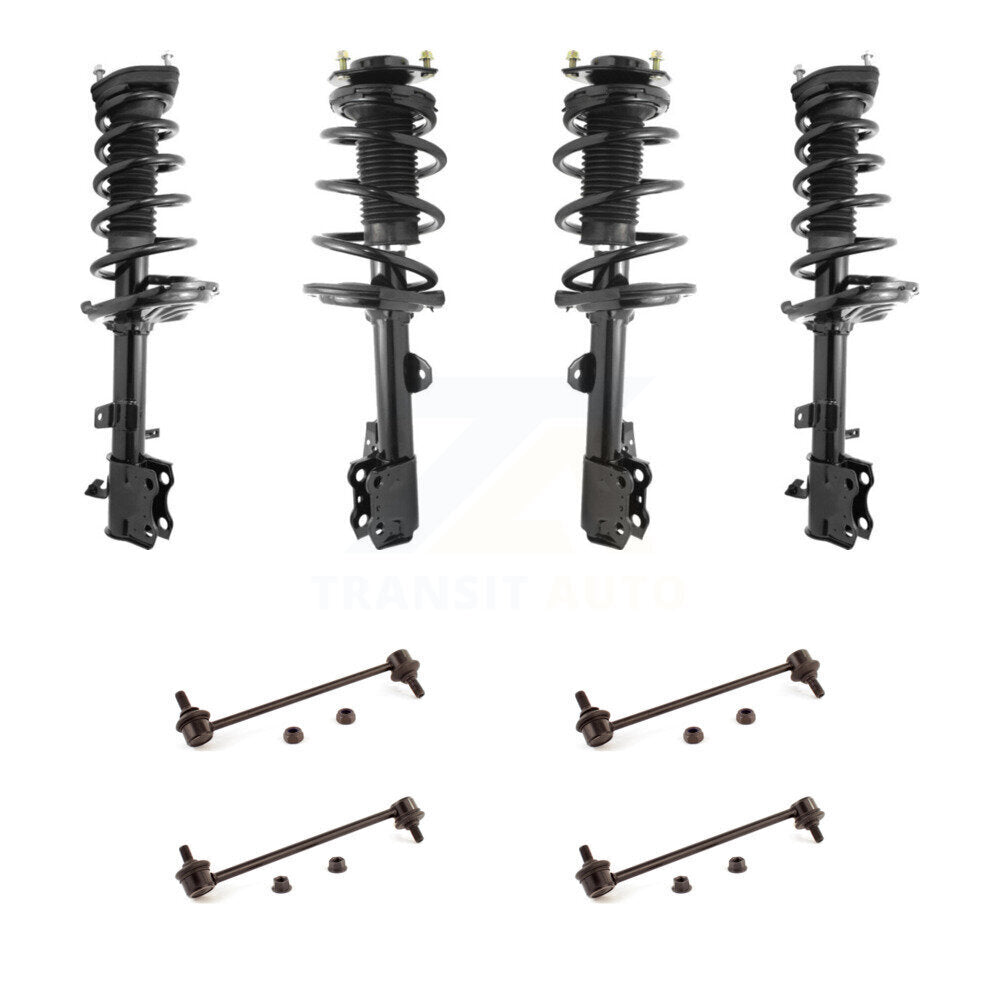 Complete Strut & TOR Bar Link Front Rear Kit (8Pc) For 09-12 Toyota Venza AWD